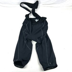 Smartwool Active Bib Bike Cycling Long Shorts Padded Wool Blend Sz Large Black